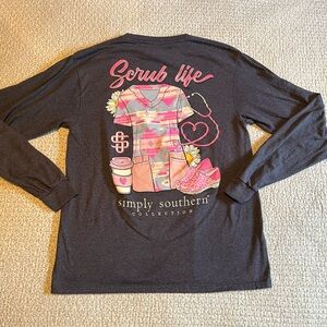 Simply Southern Scrublife Long Sleeve T-shirt